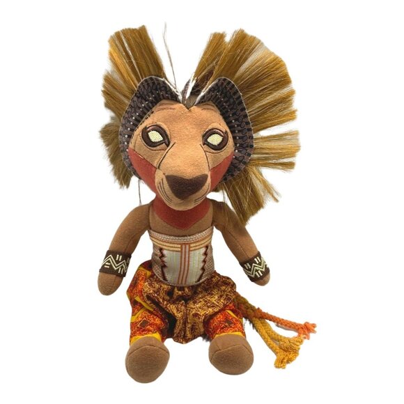 Disney Simba The Lion King Stuffed Animal Plush Broadway Musical 12" Tribal - Picture 11 of 11